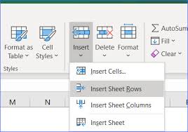 Inserting columns worked the same way, either to the left or to the right. How To Insert A Row With Formatting Same As Below Excelnotes