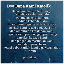 Doa bapa kami dengan gelombang meditasi 18.2 hzsaya pribadi senang mendengarkannya sebelum tidur.juga untuk pengantar tidur anak anak.semoga bermanfaat. 8 Makna Doa Bapa Kami Katolik Yang Wajib Kita Ketahui Yosefpedia Com