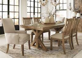 Cosmopolitan white and gray oval butterfly extendable dining room set. Grindleburg Light Brown 5pc Rectangular Dining Set Lexington Overstock Warehouse