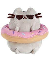Gund Pusheen Donut Pool Float Only At Macy S Pusheen Merchandise Pusheen Plush Pusheen Cat