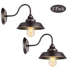 A wide variety of gooseneck wall lights options are available to you, such as lighting solutions service, warranty(year), and certification. Retro Gooseneck Wall Lamp Wall Sconce Iron Durable Indoor Wall Fixture Oil Black Finish With Highlights And Metal Shade Industrial Vintage Farmhouse Wall Light 2 Pack Buy Online In Angola At Angola Desertcart Com Productid