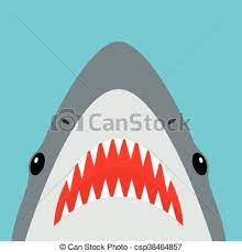 450x470 Shark With Open Mouth And Sharp Teeth Vector Illustration Shark Drawing Mouth Drawing Teeth Illustration
