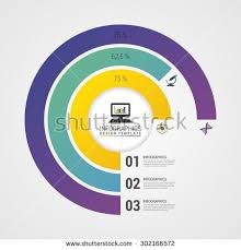 Pie Chart Circle Graph Modern Infographics Stock Vector 302166572 Inside Modern Pie Chart Design21946