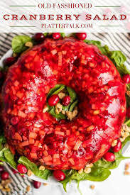 Happy thanksgiving to all my subscribers & viewers!! Old Fashioned Cranberry Salad From Platter Talk Is A Mennonite Recipe For A Fresh And Easy Thanksg Cranberry Salad Recipes Cranberry Salad Health Salad Recipes