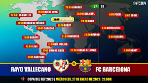 Rayo vallecano vs barcelona date : Trni0kdia5uepm