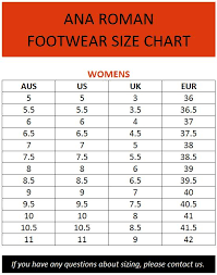 Ana Roman Size Chart Brand House Direct