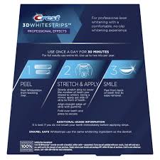 Then, fold the remainder of the strip back behind the biting edge of your teeth. Crest 3d Whitestrips Professional Effects 7 Treatments Crestwhite Com