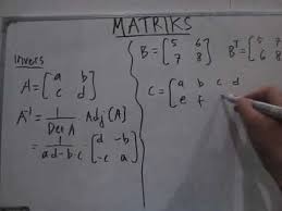 Maybe you would like to learn more about one of these? Cara Mencari Invers Matriks Transpose Suatu Matriks Youtube