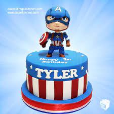 The following captain marvel cake designs are officially selected by best cake design team, which looks stunning and can be made during ceremonial occasions, such as weddings, anniversaries, and birthdays. Chibi Avengers Captain America Cake Superhero Cake Cakes By The Regali Kitchen Captain America Birthday Cake Captain America Cake America Cake