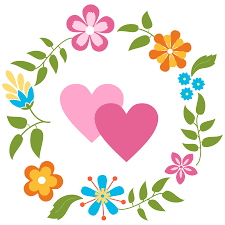 Your hearts flowers stock images are ready. Wreath With Hearts And Flowers Ragerabbit