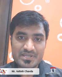 We are thankful to Mr. Ashish Chavda (Manager