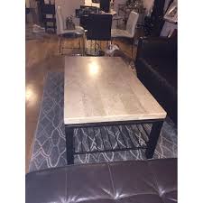 The plates are turnable so you can vary the with (115 to 155 cm) of th. Macy S Tempo Travertine Top Rectangular Coffee Table Aptdeco