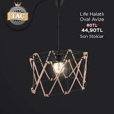 Tac Life Halatli Oval Avize Ceiling Lights Chandelier Decor
