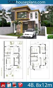 The best 2 story house floor plans, designs & layouts. Pin On Floor Plans 2 Storey House Design Model House Plan Building Plans House