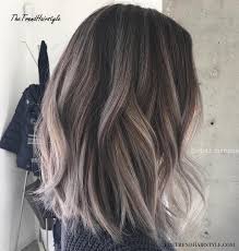 The best silver hair dye needs to be bright and fearless in order to create a fierce platinum style. Brownish Grey Enchantment 45 Ideas Of Gray And Silver Highlights On Brown Hair The Trending Hairstyle