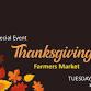 Thanksgiving Farmers Market event image