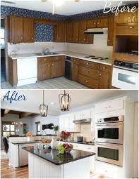 Before and after 1960's kitchen remodel. 20 Excellent Kitchen Remodel Before And After Ideas In 2021 Small Kitchen Renovations Kitchen Remodel Small Diy Kitchen Renovation