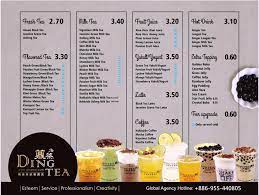 Take A Sneak Peek At Our Menu Ding Tea Valencia Facebook