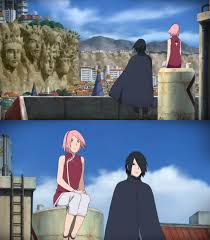 Sakura And Sasuke Boruto The Movie Screencaps By Me Animes Boruto Anime Sakura