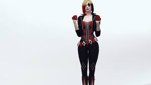 She helped him escape and took on her own criminal identity as harley quinn. Sims 4 Harley Quinn Cc Hair Clothes Makeup More Fandomspot