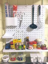 気軽にdiyできる ダイソーの パンチングボード シリーズ しまむらプチプラdiary キッチン diy 100均 ダイソー キッチン diy