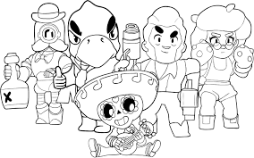Kolorowanki dla chłopców brawl stars. Brawl Stars Coloring Pages 50 Pictures Free Printable