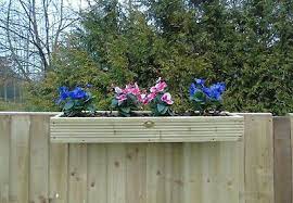 over the fence panel hanging wooden planter decking trough choice of hook sizes ebay planters deck corner shelves with plants