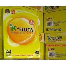 )distributor and wholesale for ik yellow, paperone, lucky star, double a, laser & copy in malaysia. Ik Yellow A4 Copy Paper 80gsm 75gsm 70gsm Global Sources