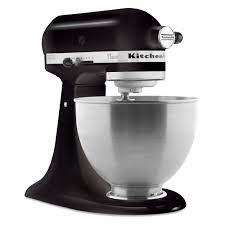 Тестомес планетарный миксер kitchenaid artisan, classic, heavy duty, professional китчен эйд. Buy Kitchenaid Classic Series Tilt Head 4 5 Quart Onyx Black Stand Mixer Online In Turkey 29474640