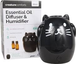 You can either use an essential oil diffuser to diffuse the oils into the air or use a carrier. Greenair Creature Comforts Essential Oil Diffuser Amp Humidifier Cat 1 Diffuser Buy Online In China At China Desertcart Com Productid 66039715