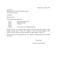 Silahkan anda download file pdf pada link dibawah ini jika anda memerlukan contoh format administrasi sekolah, surat izin, surat pemberitahuan, surat cuti, surat izin tidak masuk kerja, surat ijin usaha, contoh. Contoh Surat Izin Tidak Masuk Kerja A Contoh Soal Dan Puisi Terbaru