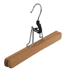 Beautiful, quality clamp hanger for storing all if your clothing has some weight to it, these hangers will not grip them and the clothing will easily fall. Wooden Clamp Clothes Hanger 28cm Box Of 100 Uk