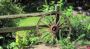 My Landscaping For Wildlife Brick Wall Gardens Garden Wagon Wagon Wheel