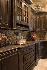 Distressing your kitchen cabinets is the best way of achieving an antique look. Black Distressed Kitchen Cabinets Color 26 New Ideas Download