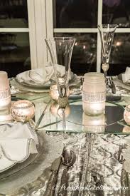 Overall the table looks exactly like i was hoping it would! White And Silver Winter Table Setting Entertaining Diva From House To Home