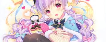 Pink head sad hourglass planet. Desktop Wallpaper Cute Pink Hair Anime Girl Princess Cakes Original Hd Image Picture Background Caf362