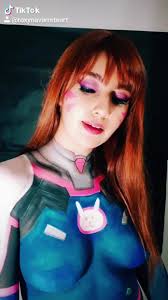 D.va bodypaint/cosplay