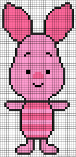 Piglet Winnie Perler Bead Pattern Punto De Cruz Disney Marcadores De Puntos De Cruz Punto De Cruz