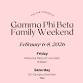 Gamma Phi Family & Friends Weekend event image