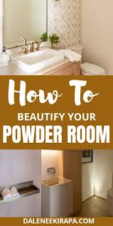 Should you have a tub in your bathroom or should it be a shower? How To Beautify Your Powder Room In 2021 Room Accessories Powder Room Decor Powder Room Design