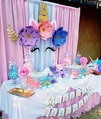 Birthday Party Ideas For Teenage Girls 13 Unicorn Birthday Party Ideas Photo 1 Of 13 Unicorn Birthday Party Decorations Unicorn Themed Birthday Party Unicorn Birthday Parties