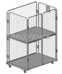 Maybe you would like to learn more about one of these? China Heavy Duty Wire Mesh Roll Cage Trolley For Material Transportation And Storage 4 Sided Manufacturer And Supplier Pro Fence