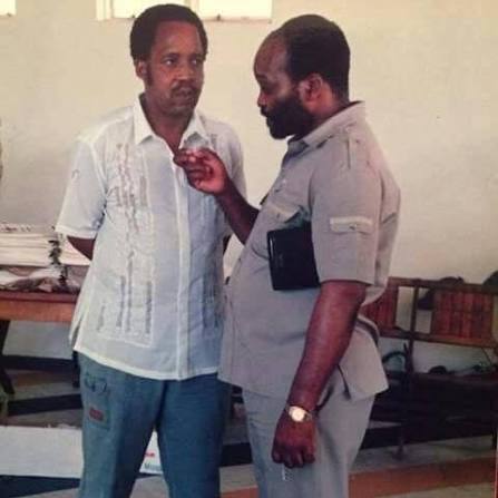 Remember never to forget. There, a young Chris Hani and President Jacob Zuma during the CODESA negotiations.