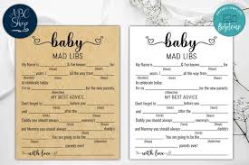 Sometimes embarrassing the new mom comes with. Printable Baby Mad Libs Baby Shower Game Instant Download Bobotemp