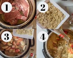 The best part of this recipe is that you can put a full meal on the table with minimum effort and a. Instant Pot Pork Chops And Apples This Vivacious Life