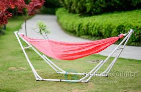 Lightweight portable hammock stands that you can easily pack and carry them on whatever campsite you choose. Portable Metal Steel Hammock Stand Gaofeng Outfitter