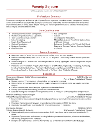 Professional Procurement Manager Templates To Showcase Your Talent Myperfectresume