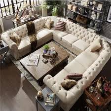 Dijamin, desain ini tidak akan mengurangi tingkat kenyamanan di ruang tamu. Disesuaikan Tufted Chesterfield Linen Pelapis 7 Kursi Sectional Sofa Di Ruang Tamu Buy Sectional Sofa Tufted Sofa Kursi Sofa Product On Alibaba Com