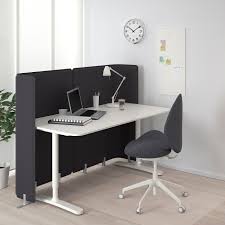 Bekant Receptiebalie Wit 160x80 120 Cm Ikea White Reception Desk Reception Desk Ikea Bekant