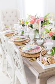 Design | pretty table settings. Easter Table Decor Ideas Place Settings To Centerpieces Pizzazzerie